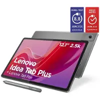 Lenovo Idea Tab Plus 12.1 8GB 128GB 5G - Luna Grey + Pen MediaTek Dimensity 6400-processor 2,50 GHz , Android 15 eller senare, 128 GB UFS 2.2