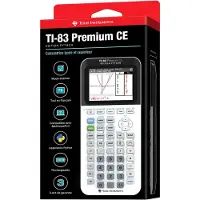 Texas Instruments 83PREP/TBL/1E2 Svart och Vit Kalkylator