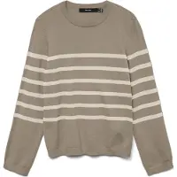 Vero Moda Tröja 'VMSABA' beige / brun