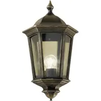 Orion Vägglampa utomhus Puchberg, dimbar, Svart, Aluminium / grå / zink, Antik, Utomhusvägglampa