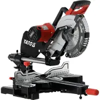 YATO 1800W geringssåg 255 mm med laser och matningsmekanism