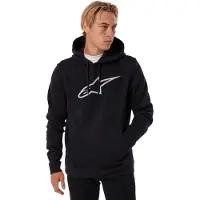 Alpinestars Ageless Hoodie Svart/Grå 2XL Unisex sort