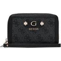 GUESS Portmonnä LINDSEY SLG MED DOUBLE ZIP kvinnor - Svart - One size