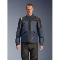 Alpinestars Andes V4 Drystar textiljacka Svart/Blå 2XL Herrar sort