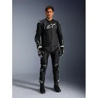 Alpinestars Missile V3 Kombibyxor I Läder Svart/Vit 46 Herrar sort