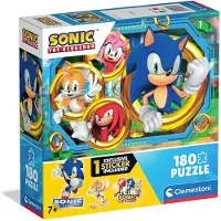Clementoni Super 180-bitars pussel. Superfärg Sonic 1