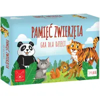 Känguru: Minne. Djur. Spel för barn 3-4 år