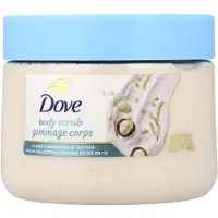 Dove , Kroppsskrubb, Krossad Macadamia & Rismjölk, 15 oz (425 g)