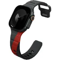 SuperMerchantEU UNIQ Stride De Gummiband för Apple Watch 49/46/45/44mm kol