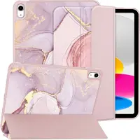 TechProtection iPad 2022/2025 SmartCase Pen Tri-Fold Folio Fodral - Marmor