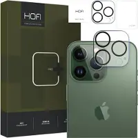 TechProtection iPhone 15 Pro/15 Pro Max Cam Pro+ Kameralinsskydd i Härdat Glas - Genomskinlig / Svart