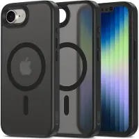 TechProtection iPhone 16e/17e Magmat Skal - MagSafe-kompatibelt - Mattsvart