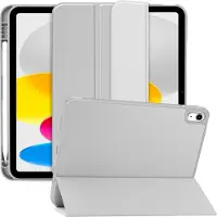 TechProtection iPad 10.9 2022 Fodral SmartCase Pennhållare Grå