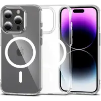 TechProtection FlexAir hybrid MagSafe-skal för iPhone 15 Pro Max - klar