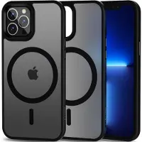 Tech-Protect iPhone 12/12 Pro Magmat Skal - MagSafe-kompatibelt - Mattsvart