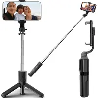 Tech-Protect Selfie-stick med tripod 72cm - Svart