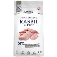 BALTICA Nutraceutical Hypoallergen S Kanin Med Ris Torrfoder För Hundar 3kg