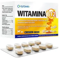 Eurowet Vitamin B12 50 Tablets Kosttillskott För Husdjur