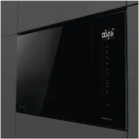Hisense BIM325GI63DBGUK - Mikrovågsugn med grill - inbyggd - 25 liter - 900 W - svart