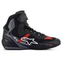 Alpinestars Faster 3 Rideknit Stövlar Svart/Grå/Röd 9 Unisex sort