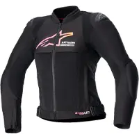 Alpinestars Stella SMX Air Dam Textiljackor Svart/Rosa M Damer sort