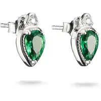 Thomas Sabo ELYNDRA gröna silverörhängen 12 mm H2333-166-6