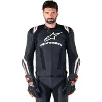 Alpinestars Missile Ignition V3 perforerad motorcykel läderjacka