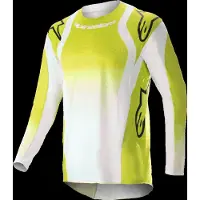 Alpinestars Techstar Push MX jersey Gul/Neonvit M Herrar