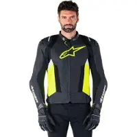 Alpinestars Missile V3 Airflow perforerad motorcykel läderjacka