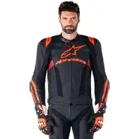 Alpinestars Missile Ignition V3 perforerad motorcykel läderjacka