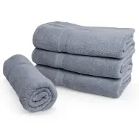 Borg Ekologisk handduk - 100% GOTS-certifierad bomull - Badlakan 100x150 cm - Grå