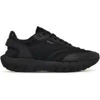 BOSS för män. 50568946 Motion svarta sneakers (42), Karta, Nyckelband, Casual, Nät