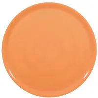 Hendi Hållbar Speciale pizzaplåt i porslin, orange, 330 mm – set med 6 st