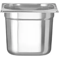 Hendi GN 1/6 behållare, rostfritt stål, Profi Line, höjd 150 mm - Hendi 801710
