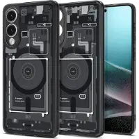 Spigen Coque - - Ultra Hybrid Zero One MagSafe - Samsung Galaxy S25 Edge - Transparent baksida - Air Cushion