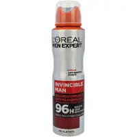 L'Oréal Men Expert Invincible man Anti-transpirant 96H non-stop torrskydd Deodorantspray 150 ml