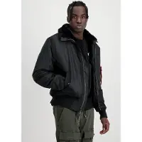 Alpha industries Vinterjacka 'B15-3 TT' röd / svart / vit