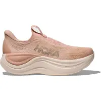 Hoka One One - Trailskor - Skyward Laceless W Rose Latte/Rose Cream för Unisex - Storlek 39 1/3 - Grön