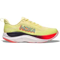 Hoka One One Skyflow Shoes Yellow Red SS26, Size EU 43 1/3