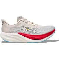 Hoka One One Rocket X 3 White Red SS26 Unisex Shoes, Size EU 45 1/3
