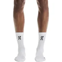 ON - Trail running kläder - Core Run Sock High 2P White för UnisexBomull - Storlek S - Vit