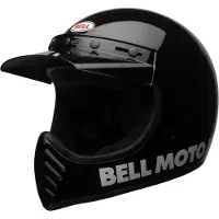 Bell Moto-3 Classic Black Svart L Unisex sort