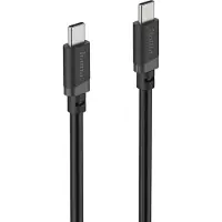 Hama USB-laddningskabel USB 2.0 USB-C-kontakt 2 m Svart med USB 00201808