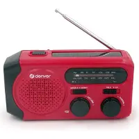 Denver Radio med vev och solcellsuppl
