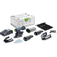 Festool DTSC 400 3,0 I-Plus 577508 Deltaslip batteridriven inkl. 1x batteri, inkl. laddare 18 V 3.00 Ah 100 x 150 mm