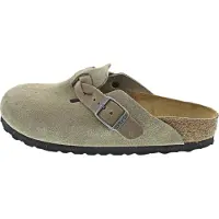 Birkenstock Pantolette 'Boston' taupe