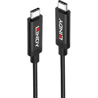 Lindy USB-kabel USB 3.2 Gen2 USB-C-kontakt, USB-C-kontakt 3.00 m Svart 43348