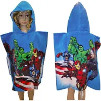 MCU Avengers poncho badhandduk med huva - 100 % bomull