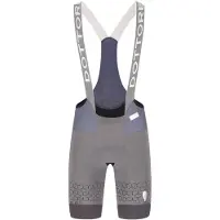 Q36.5 Dottore Pro Signature Bib Shorts Grey White, Size L