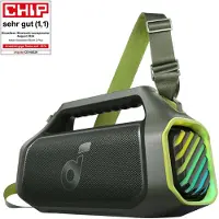 Anker Soundcore Boom 2 Plus - Högtalare - för bärbar användning - trådlös - Bluetooth - Appkontrollerad - 100 Watt - 2-vägs - adventure green